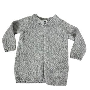 Old Navy Girls Gray Coatigan Size 4T Open Front Long Cardigan